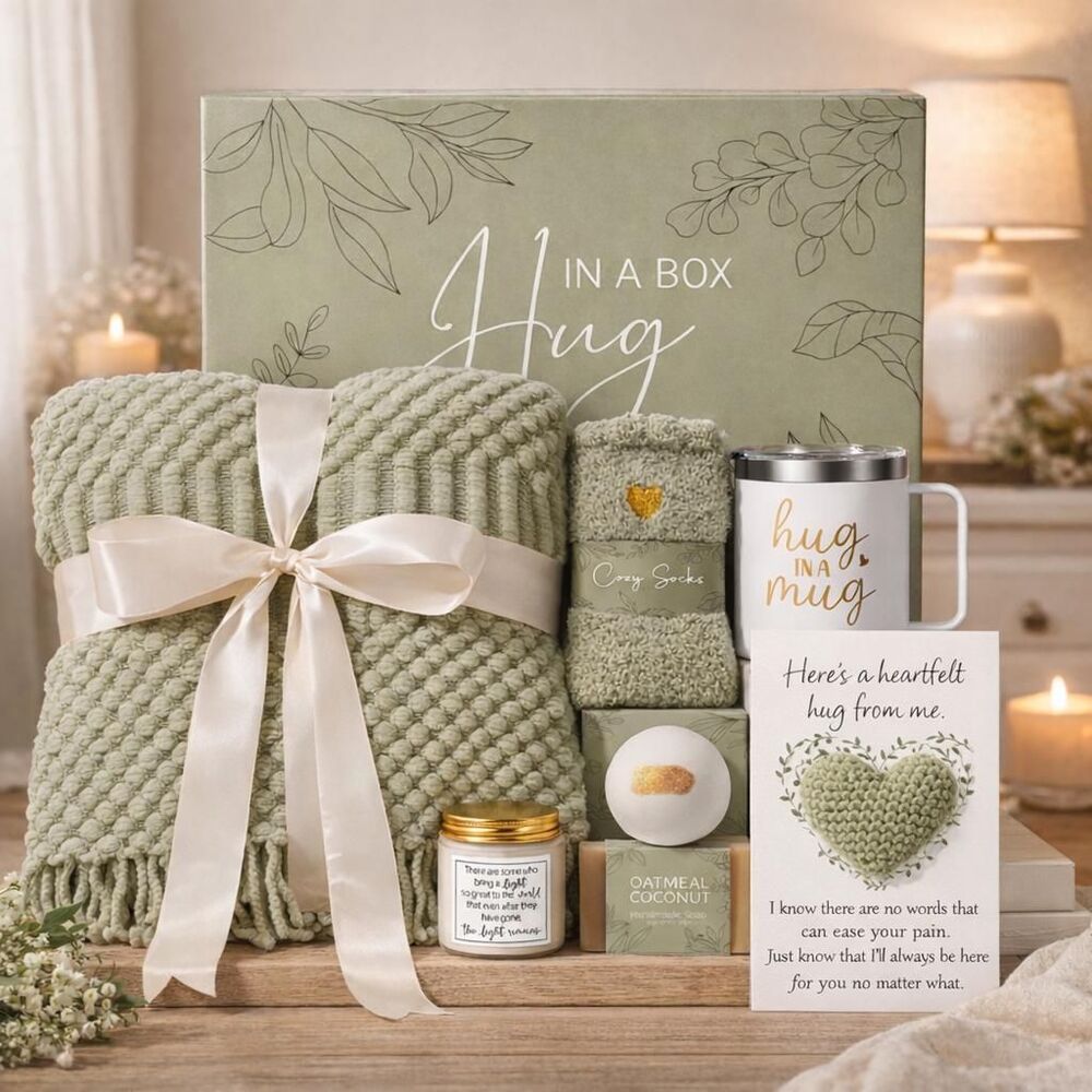 Condolence Gift Basket for Women: Thoughtful Memorial & Comfort Gift Set